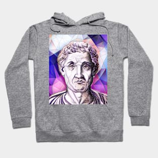 Anicius Manlius Severinus Boethius Pink Portrait | Boethius Artwork 8 Hoodie